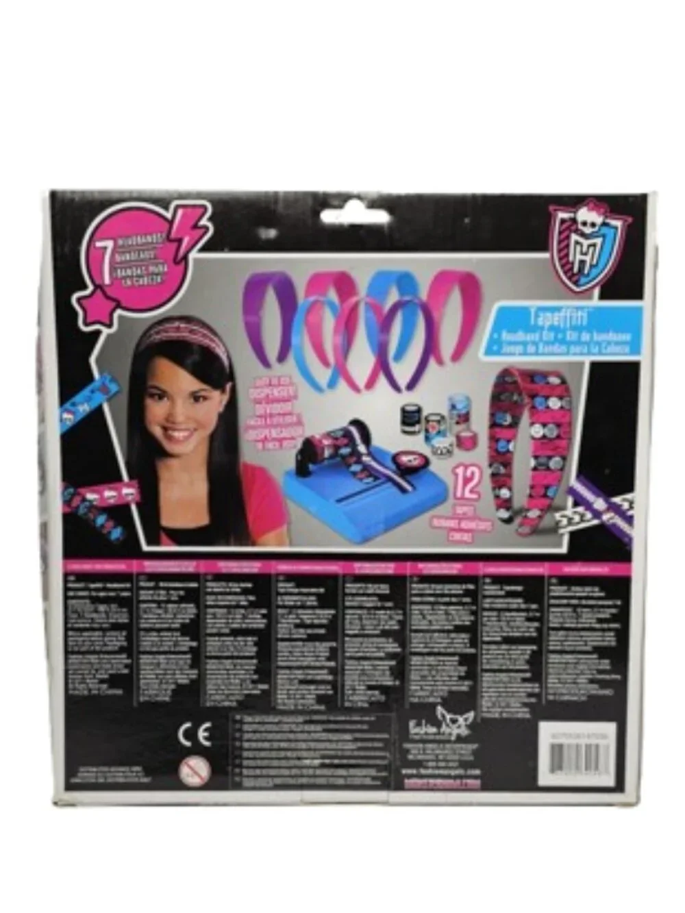 NEW Monster High Tapeffitti 7 Headband Design Your Own Kit with Skulltastic Tape